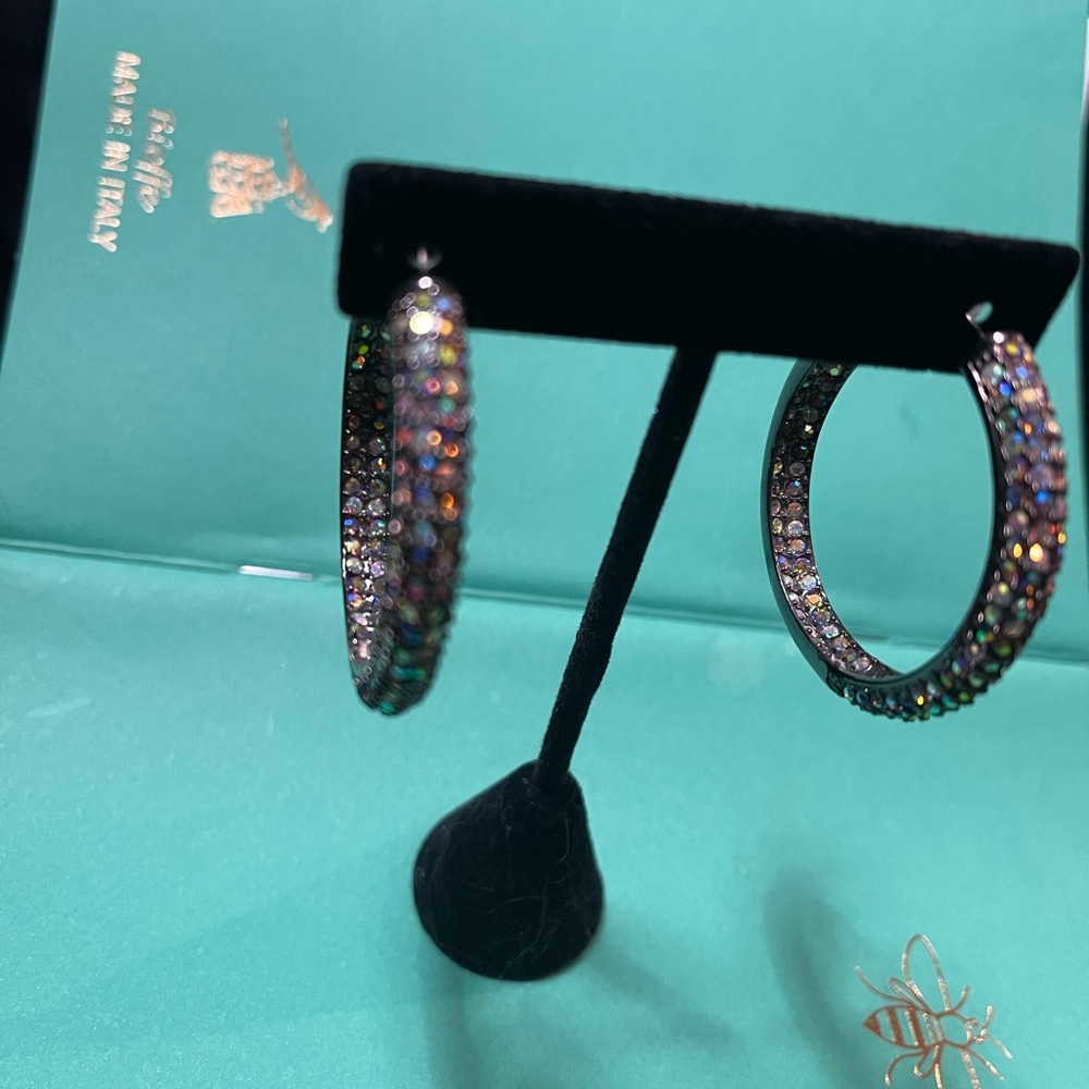 Crystal Hoop earrings